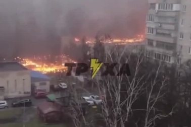 Hiện trường vụ tai nạn trực thăng khiến Bộ trưởng Ukraine tử vong