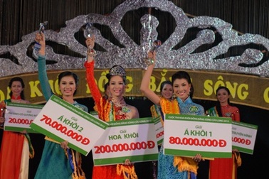 Người đẹp Bạc Liêu giành vương miện Hoa khôi ĐBSCL