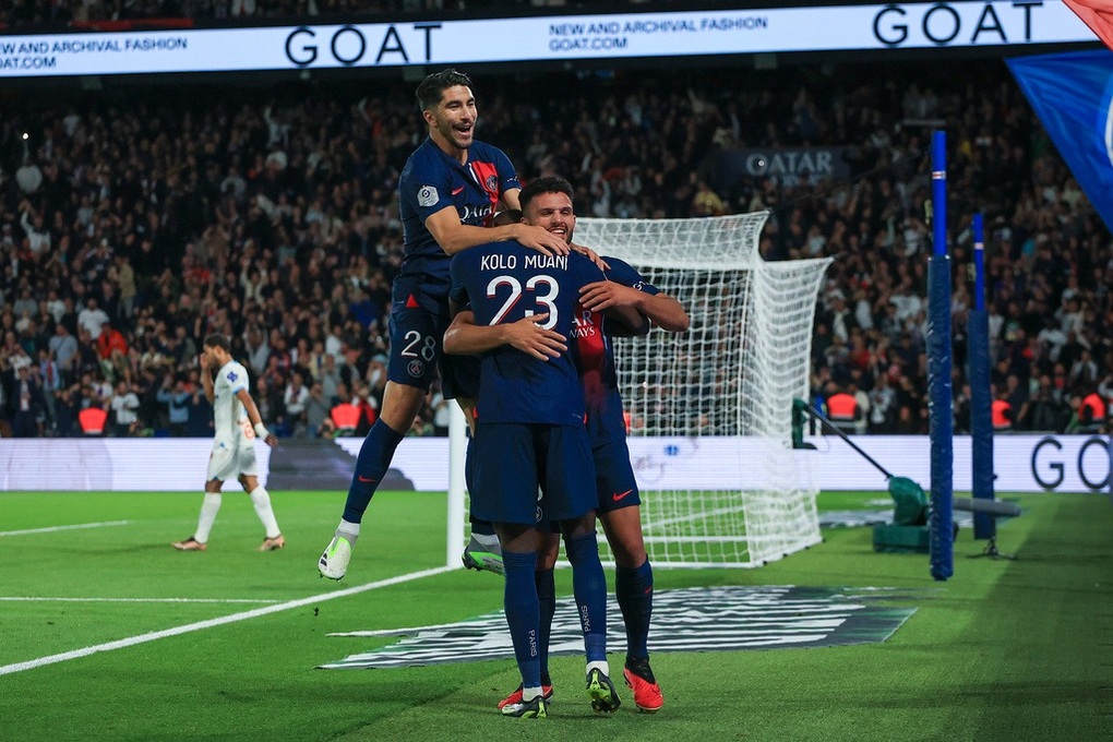 Mbappe left the field early due to injury, PSG still won 4-0 - 2 against Marseille