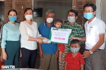 Bạn đọc Dân trí giúp 2 trẻ có cha mất vì Covid-19 gần 130 triệu đồng