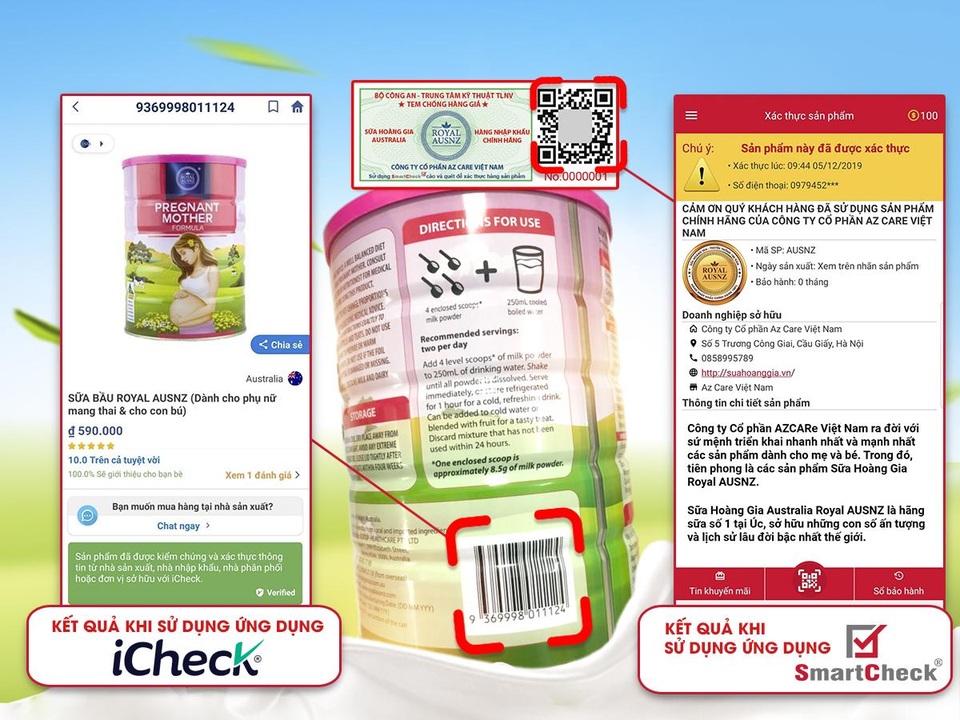 Cách nhận biết sản phẩm sữa hoàng gia Úc Royal Ausnz chính hãng tại Việt Nam - 2 Cách nhận biết sản phẩm sữa hoàng gia Úc Royal Ausnz chính hãng tại Việt Nam - 2