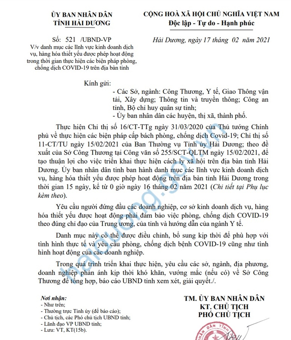 Hải Dương đang thực hiện cách ly xã hội như thế nào? - 3 Hải Dương đang thực hiện cách ly xã hội như thế nào? - 3