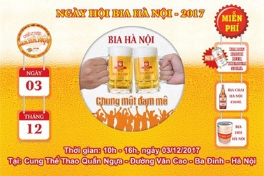Lan tỏa sức nóng trong cái lạnh đầu đông cùng Ngày hội Bia Hà Nội