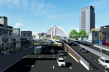 Hà Nội: Thiết kế hai cây cầu chạy dọc tuyến đường “đắt nhất hành tinh”