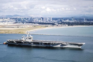 Hai tàu sân bay Mỹ áp sát bán đảo Triều Tiên