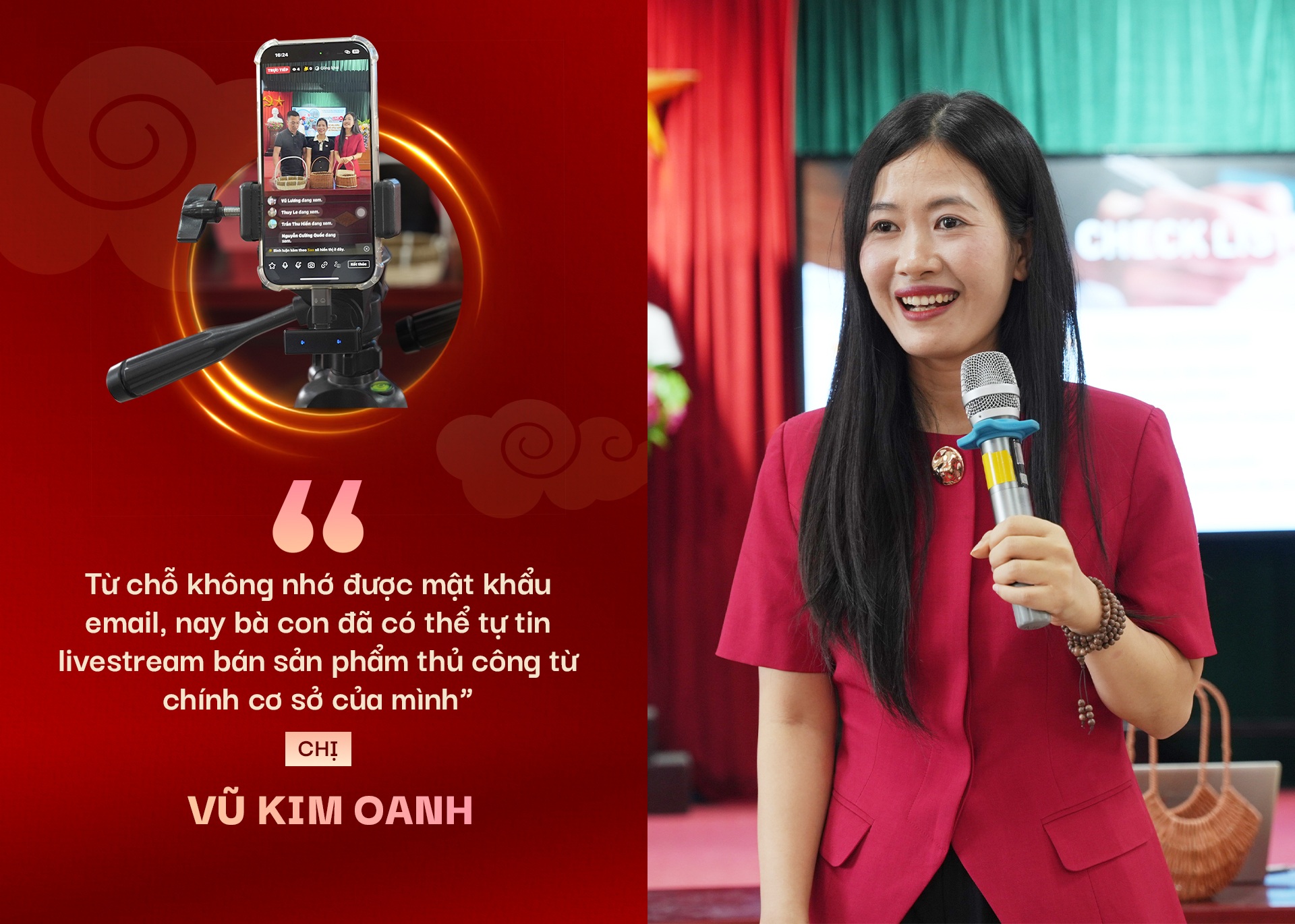 ทั้งหมู่บ้านเรียนรู้การถ่ายทอดสด Gen Z ดิจิทัลมรดก มุ่งมั่นที่จะรักษาแก่นแท้ของงานฝีมือเวียดนาม - 11 Cả làng học livestream, Gen Z số hóa di sản quyết giữ tinh hoa nghề Việt - 11
