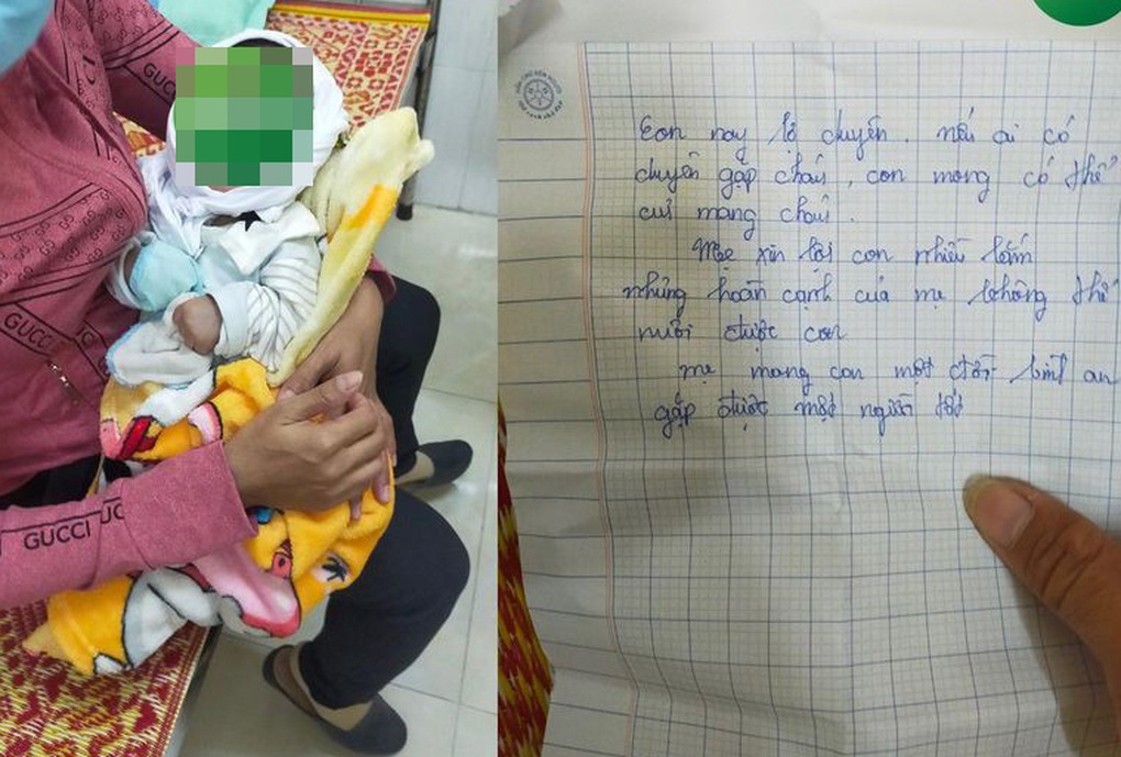 Bé trai bị bỏ rơi cùng lá thư của người mẹ lỡ duyên - 1 Bé trai bị bỏ rơi cùng lá thư của người mẹ lỡ duyên - 1