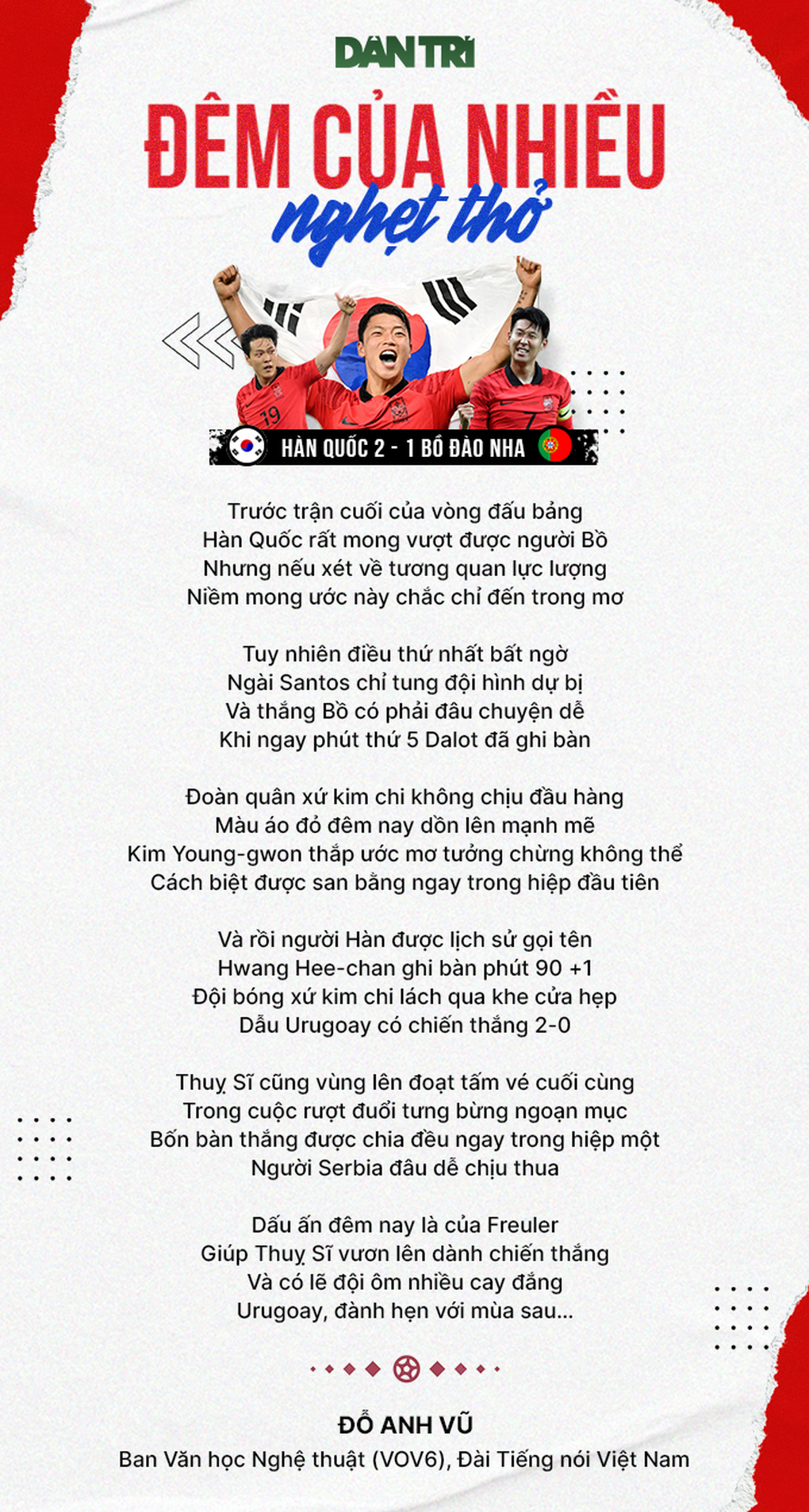 Thơ World Cup: Đêm của nhiều nghẹt thở - 1 Thơ World Cup: Đêm của nhiều nghẹt thở - 1