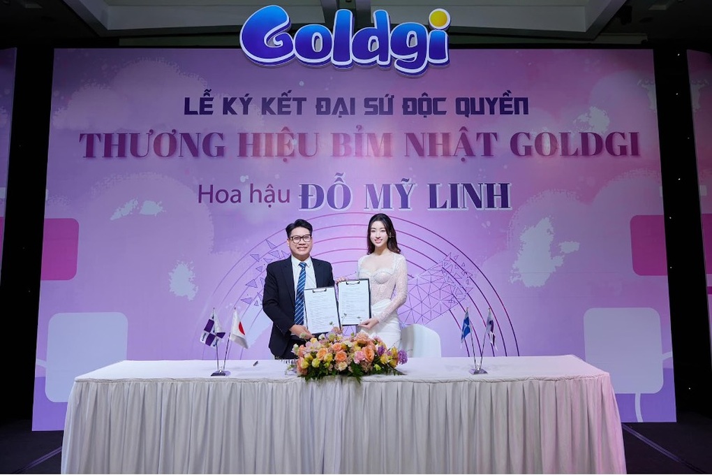 Hoa hậu Đỗ Mỹ Linh trở thành đại sứ thương hiệu cho nhãn hàng bỉm Nhật Goldgi - 2 Hoa hậu Đỗ Mỹ Linh trở thành đại sứ thương hiệu cho nhãn hàng bỉm Nhật Goldgi - 2