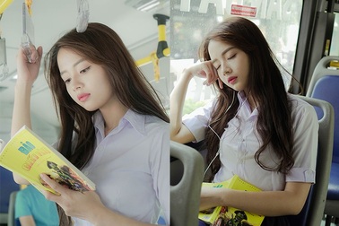 "Vẻ đẹp búp bê” của hot girl ảnh thẻ Hương Lê