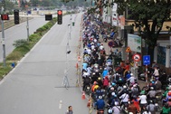 Rào đường Kim Mã phục vụ thi công ga ngầm đường sắt đô thị Hà Nội