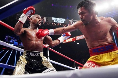 Pacquiao "khẩu chiến" với Mayweather trước thềm đại chiến