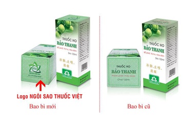 In bổ sung logo ngôi sao thuốc Việt trên bao bì sản phẩm thuốc ho Bảo Thanh