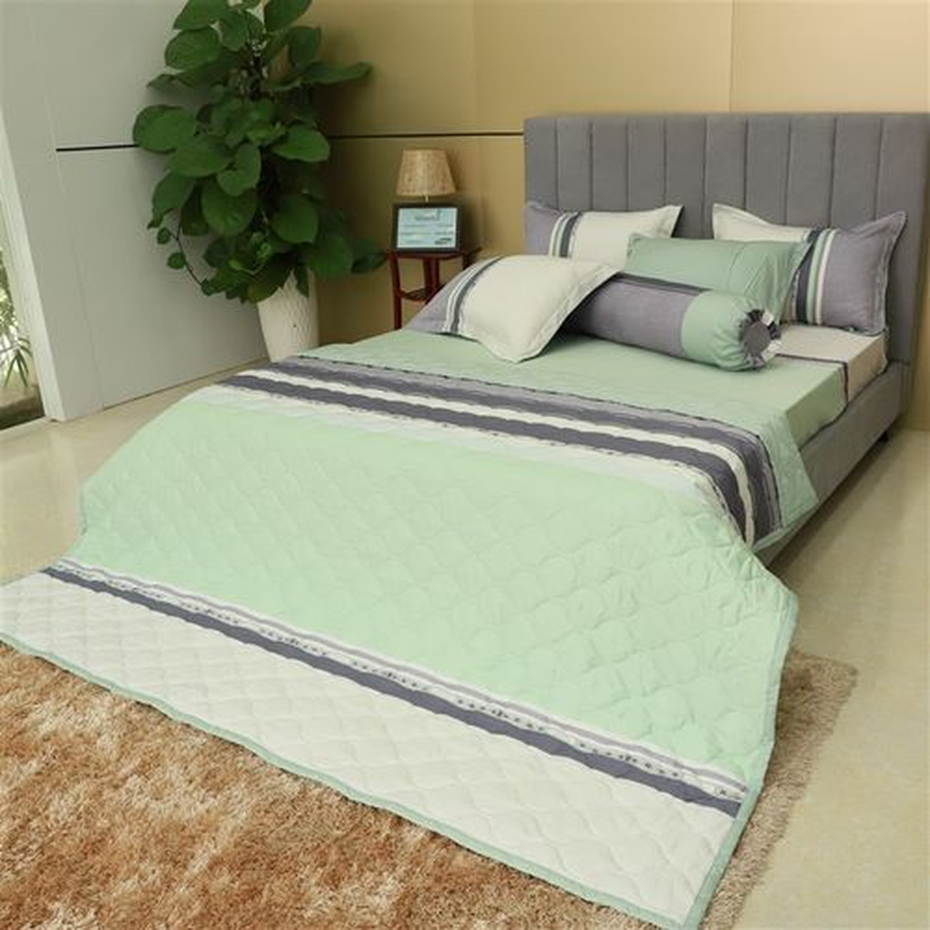 Giấc ngủ ngày hè mát lịm với chăn drap gối nệm made in Việt Nam Hometex - 3 Giấc ngủ ngày hè mát lịm với chăn drap gối nệm made in Việt Nam Hometex - 3