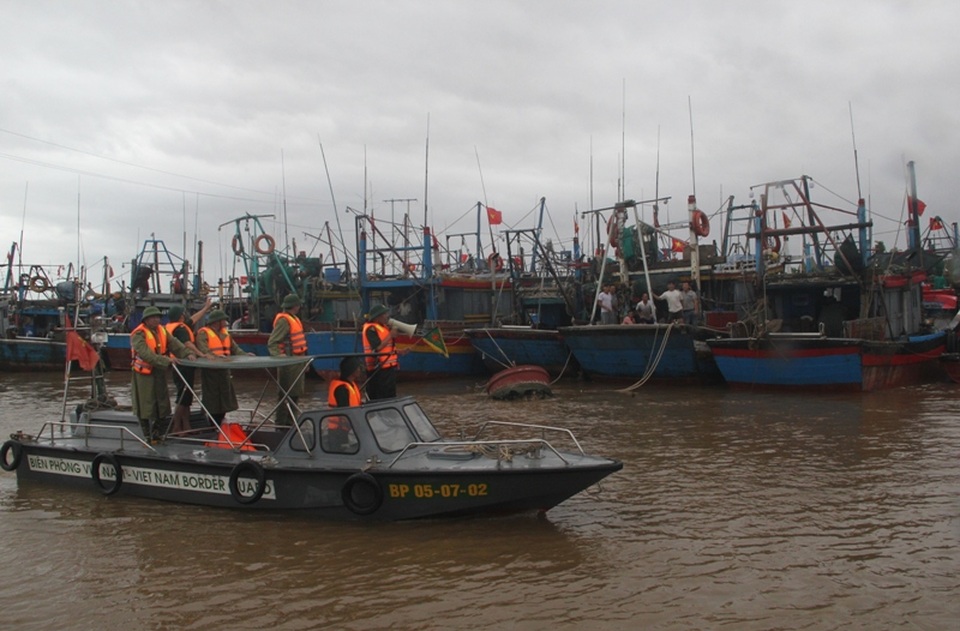 Thanh Hóa tổ chức cấm biển ứng phó với bão số 7 - 2 Thanh Hóa tổ chức cấm biển ứng phó với bão số 7 - 2