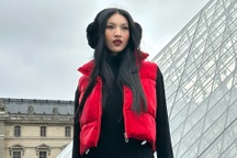 Quán quân The Face Vietnam Tú Anh tham gia buổi tuyển chọn người mẫu ở Pháp