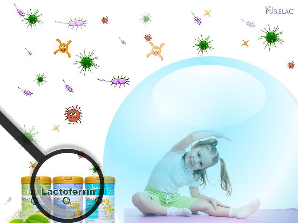 Kháng thể Lactoferrin trong sữa PureLac giúp trẻ khỏe mạnh, tránh ốm vặt - 1 Kháng thể Lactoferrin trong sữa PureLac giúp trẻ khỏe mạnh, tránh ốm vặt - 1