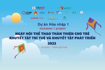 Ấn tượng với ngày hội thể thao dành cho trẻ khuyết tật 2023
