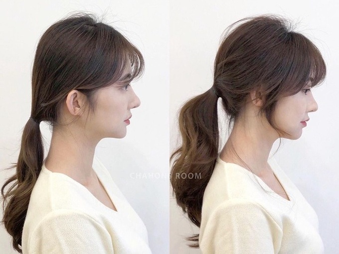 Đổi cách buộc tóc thôi cũng có thể giúp visual sang lên hẳn vài chân kính, cứ nhìn những màn biến hình dưới đây là rõ - Ảnh 4. Đổi cách buộc tóc thôi cũng có thể giúp visual sang lên hẳn vài chân kính, cứ nhìn những màn biến hình dưới đây là rõ - Ảnh 4.