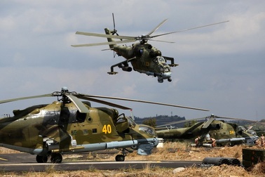 Nga rút 3 trực thăng chiến đấu khỏi chiến trường Syria