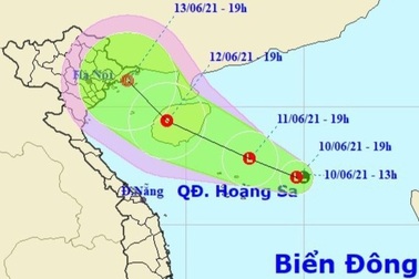 Vùng áp thấp trên Biển Đông có khả năng mạnh lên thành áp thấp nhiệt đới