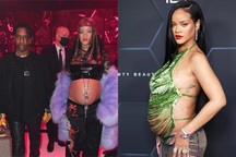 Rihanna khoe bụng bầu tại tuần lễ thời trang Milan