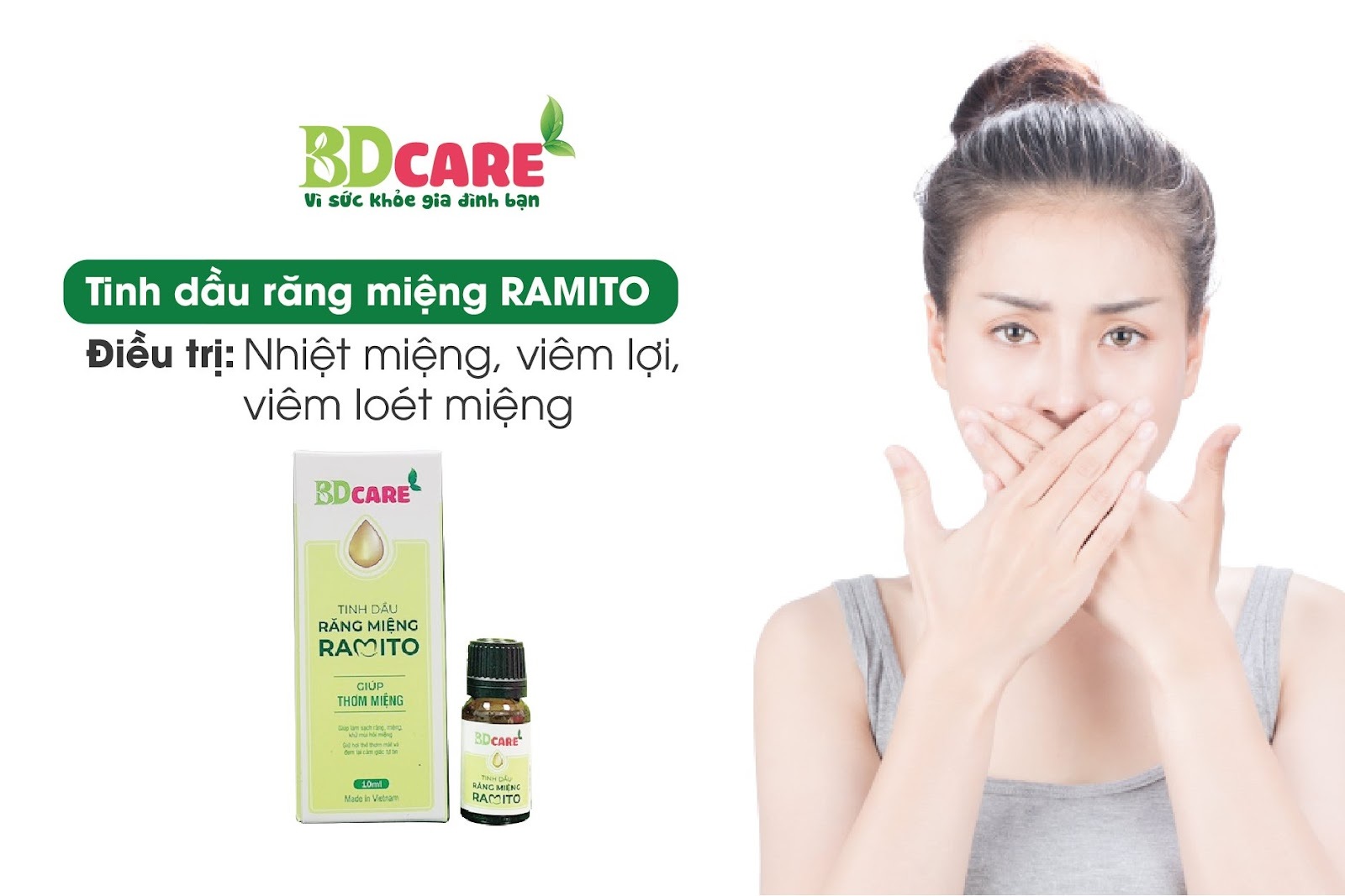 Tinh dầu răng miệng Ramito - lợi chắc răng bền, thổi bay hôi miệng - 3