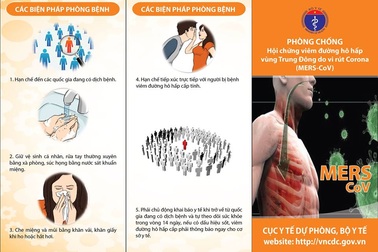 Bộ Y tế phát poster phòng chống dịch MERS - CoV