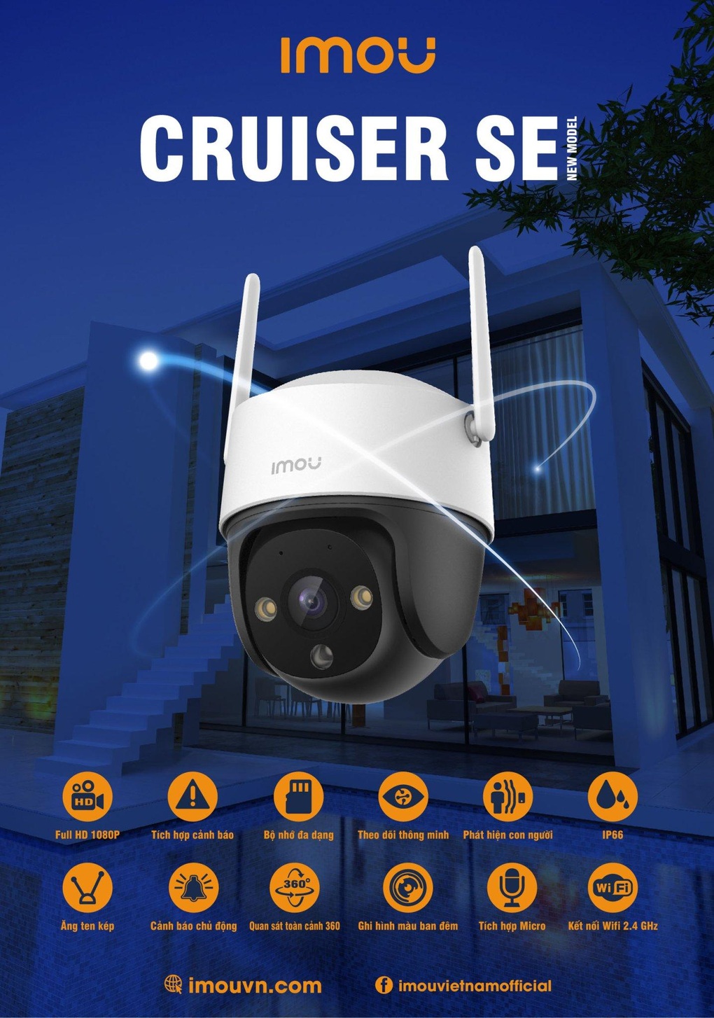 Cruiser Imou - camera ngoài trời phá vỡ giới hạn ra mắt năm 2022 - 2