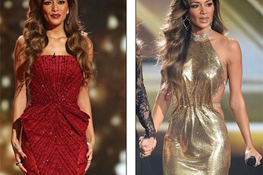 Nicole Scherzinger gợi cảm trên sân khấu X Factor 
