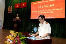 Đại tá Lê Hồng Nam chính thức nhận chức Giám đốc Công an TPHCM