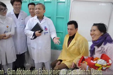 Niềm vui ngày bé Núi - con sản phụ bị tim nặng chào đời