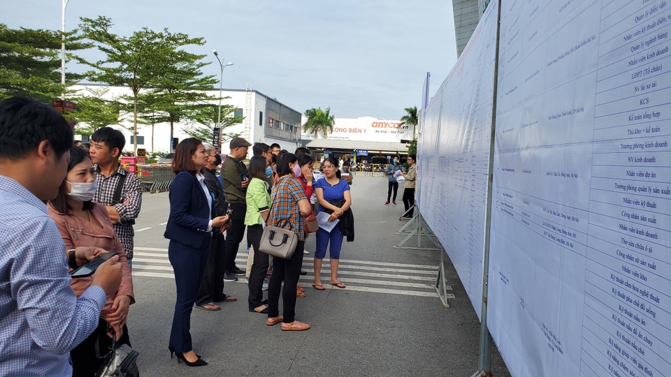 Sáng 7/11, hơn 2.300 vị trí tuyển dụng tại Phiên GDVL quận Long Biên - 2