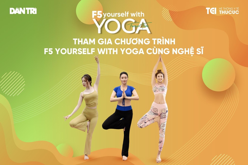 Báo Dân trí và Thu Cúc TCI lần đầu tổ chức F5 yourself with Yoga - 2 Báo Dân trí và Thu Cúc TCI lần đầu tổ chức F5 yourself with Yoga - 2