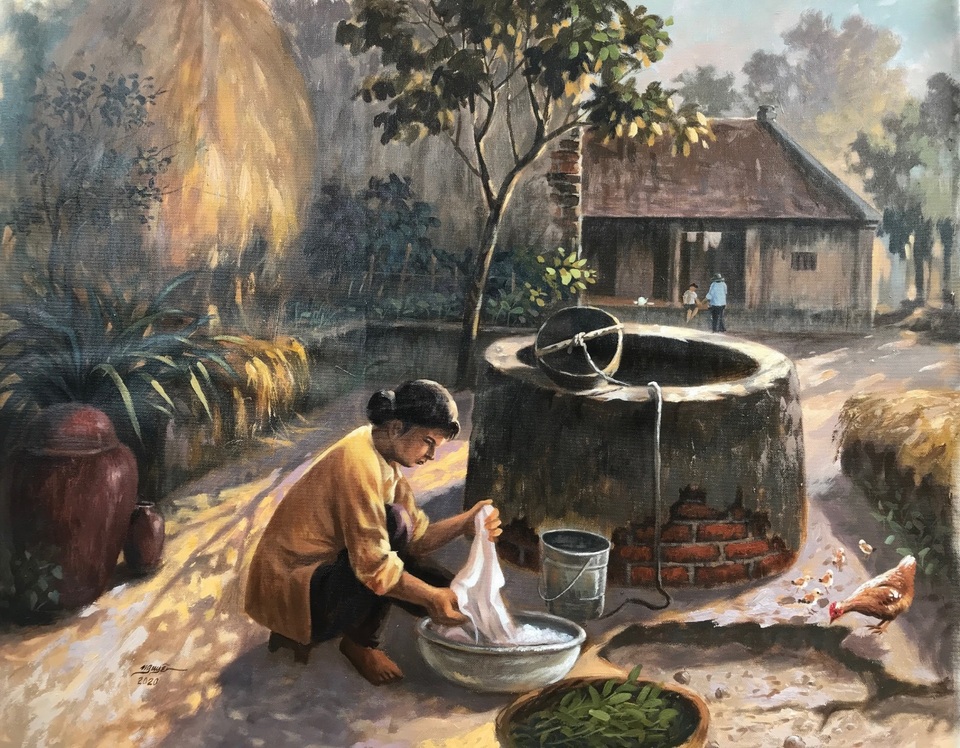 Hồn quê thân thương qua những nét vẽ của họa sĩ 9X - 6 Hồn quê thân thương qua những nét vẽ của họa sĩ 9X - 6