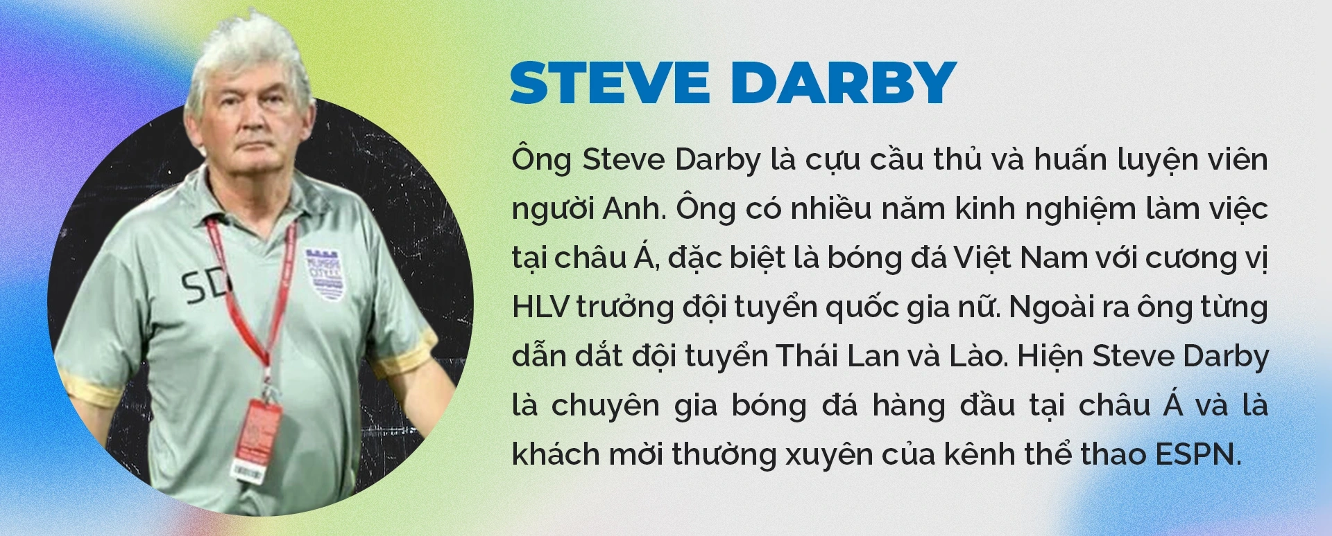 View - Steve Darby: "Cầu thủ Việt đừng nghĩ ra nước ngoài để đánh bóng tên tuổi" | Báo Dân trí