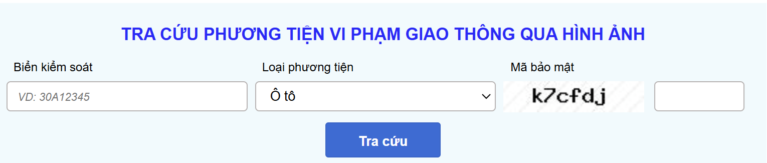 Hướng dẫn kiểm tra lỗi phạt nguội giao thông sau những chuyến đi dịp Tết - 1 Hướng dẫn kiểm tra lỗi phạt nguội giao thông sau những chuyến đi dịp Tết - 1