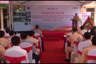 Clip: Khánh thành hệ thống giám sát, xử lý vi phạm giao thông trên Ql 1A