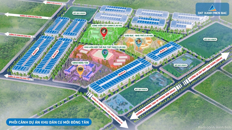 4 lợi thế vàng của khu dân cư Đông Tân, thành phố Thanh Hóa - 2 4 lợi thế vàng của khu dân cư Đông Tân, thành phố Thanh Hóa - 2