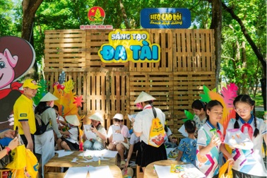 Thỏa sức sáng tạo, phát triển tư duy tại ngày hội thiếu nhi Việt Nam học tập sáng tạo