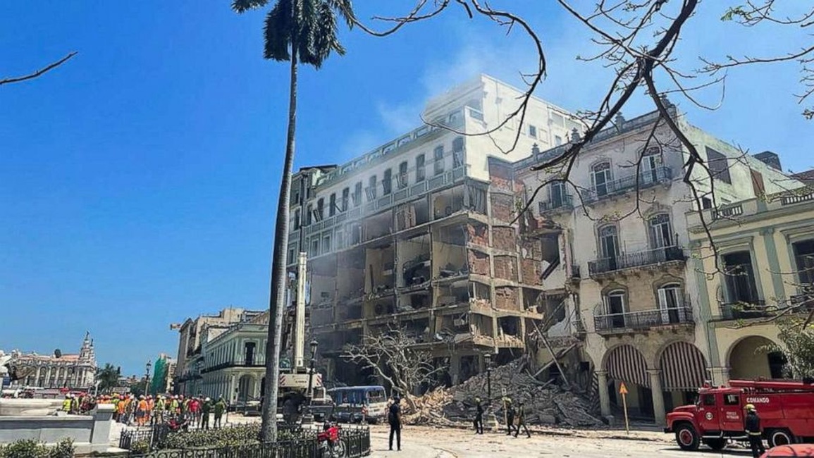 Cuba: Nổ lớn phá hủy khách sạn ở trung tâm thủ đô Havana - 1 Cuba: Nổ lớn phá hủy khách sạn ở trung tâm thủ đô Havana - 1