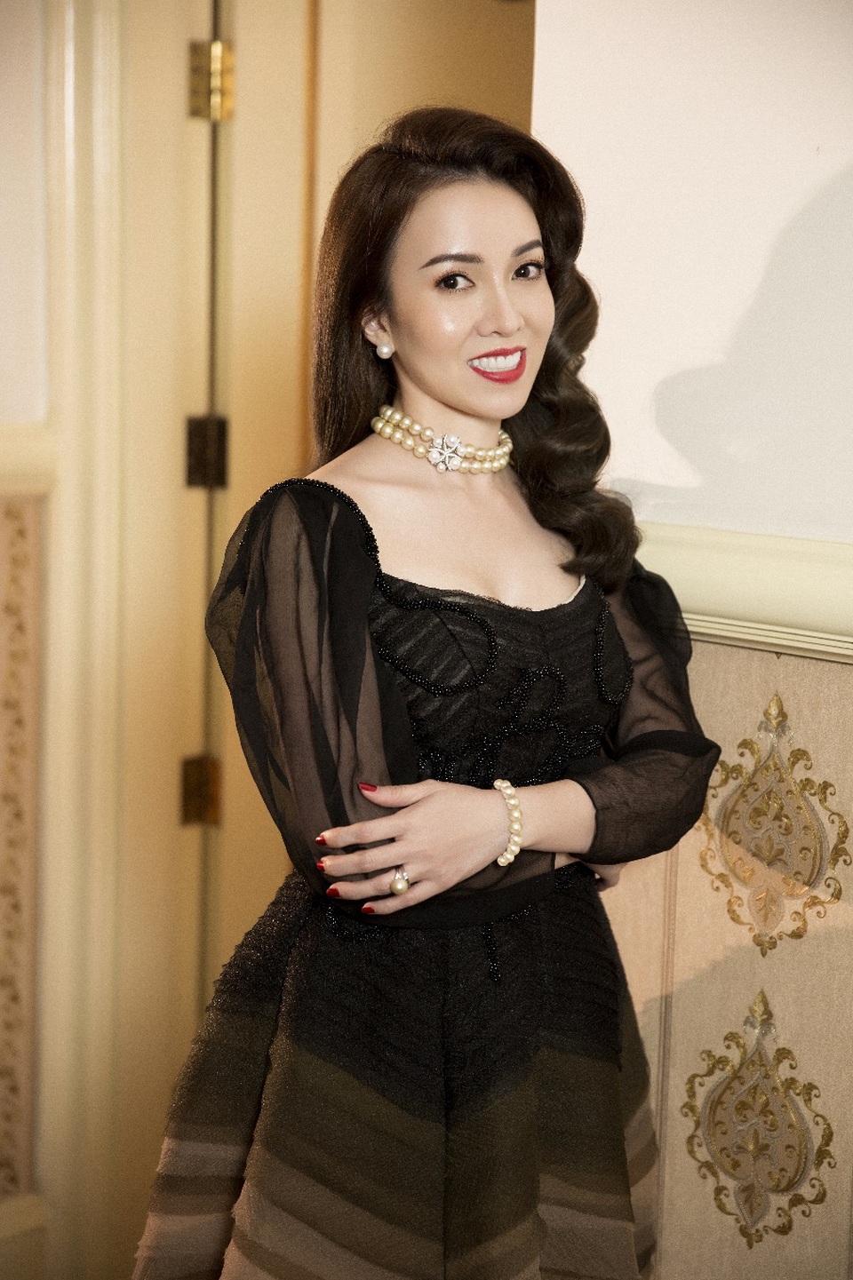 Trang sức ngọc trai chiếm sóng trên sàn diễn Fashion Voyage - 1 Trang sức ngọc trai chiếm sóng trên sàn diễn Fashion Voyage - 1