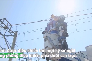 Nhật Bản triển khai robot hình người khổng lồ để bảo dưỡng đường sắt