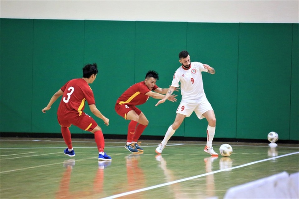 Đội tuyển futsal Việt Nam hòa Lebanon ở trận lượt đi tranh vé dự World Cup - 6 Đội tuyển futsal Việt Nam hòa Lebanon ở trận lượt đi tranh vé dự World Cup - 6
