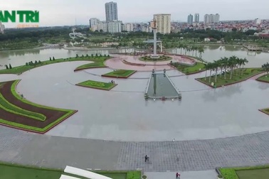 Biểu tượng hòa bình của Hà Nội đẹp ngỡ ngàng nhìn từ trên cao