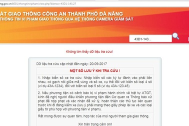 Tra cứu lịch sử phương tiện vi phạm để phạt "nguội"