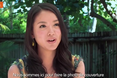 Hoa hậu thế giới Trương Tử Lâm trả lời phỏng vấn