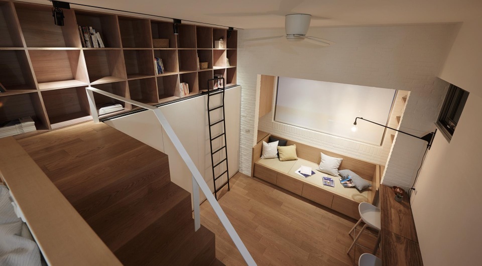 Tuyệt chiêu thiết kế cho ngôi nhà 25m2 vẫn rộng rãi, đầy đủ tiện nghi - 8 Tuyệt chiêu thiết kế cho ngôi nhà 25m2 vẫn rộng rãi, đầy đủ tiện nghi - 8