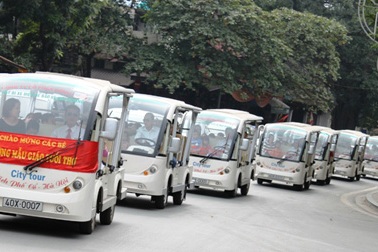 Hà Nội sắp có xe điện mặt trời chạy quanh phố cổ