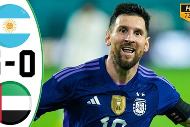 Messi và Di Maria lập công, Argentina thắng đậm UAE